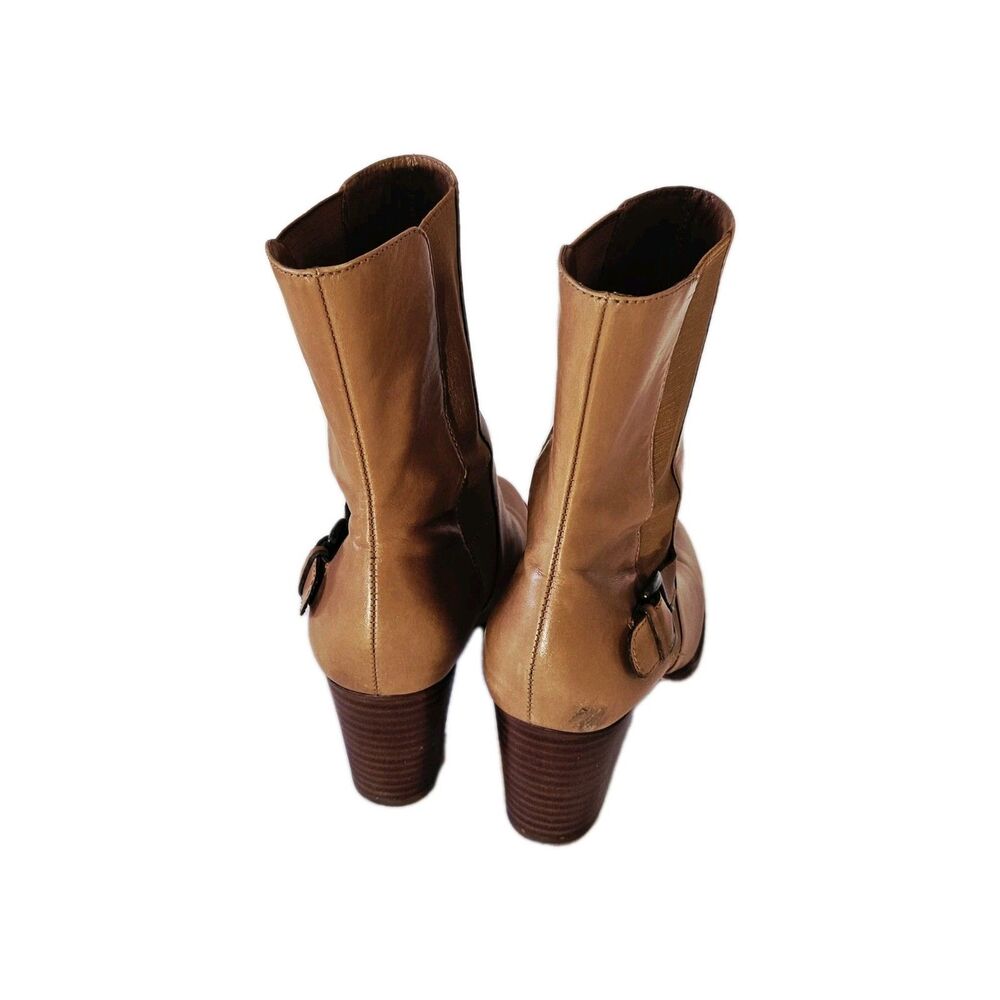 Cole Haan Women's Brown Leather Boots Size 7 - Picture 5 of 8